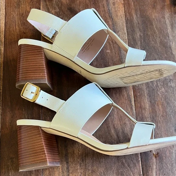 Cole Haan Women's Josie T-Strap Block Heel Sandals Size 7 1/2 - Picture 8 of 10